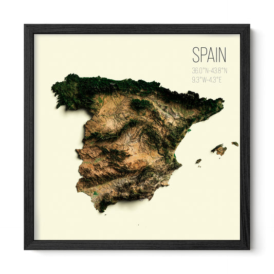 Spain | 2D Satellite