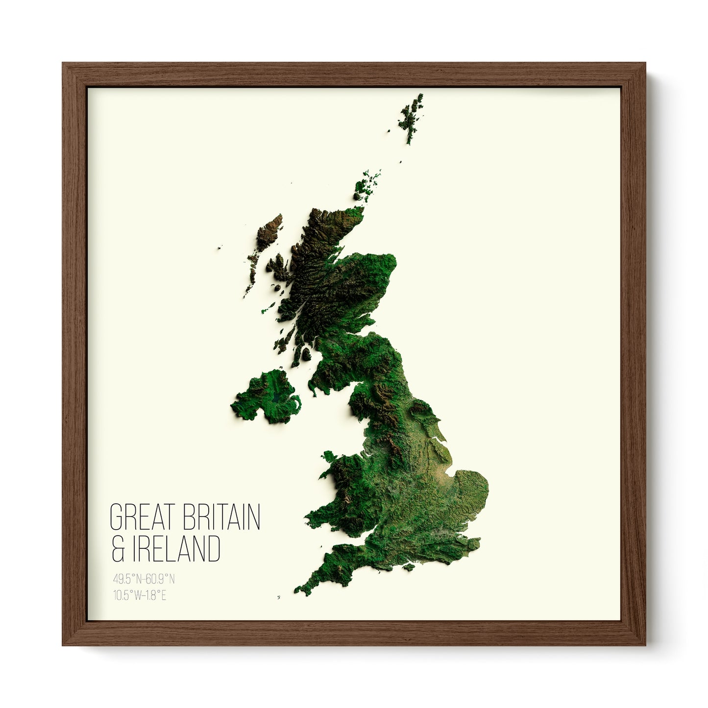 Great Britain & Ireland | 2D Satellite