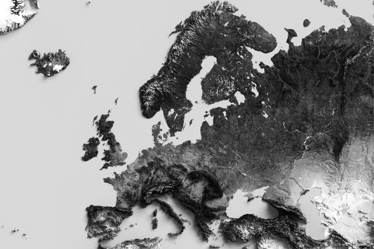 Europe | 2D Black & White
