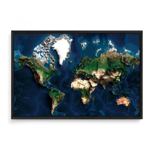 World Map | 2D Satellite