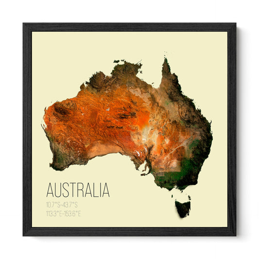 Australia | 2D Satellite