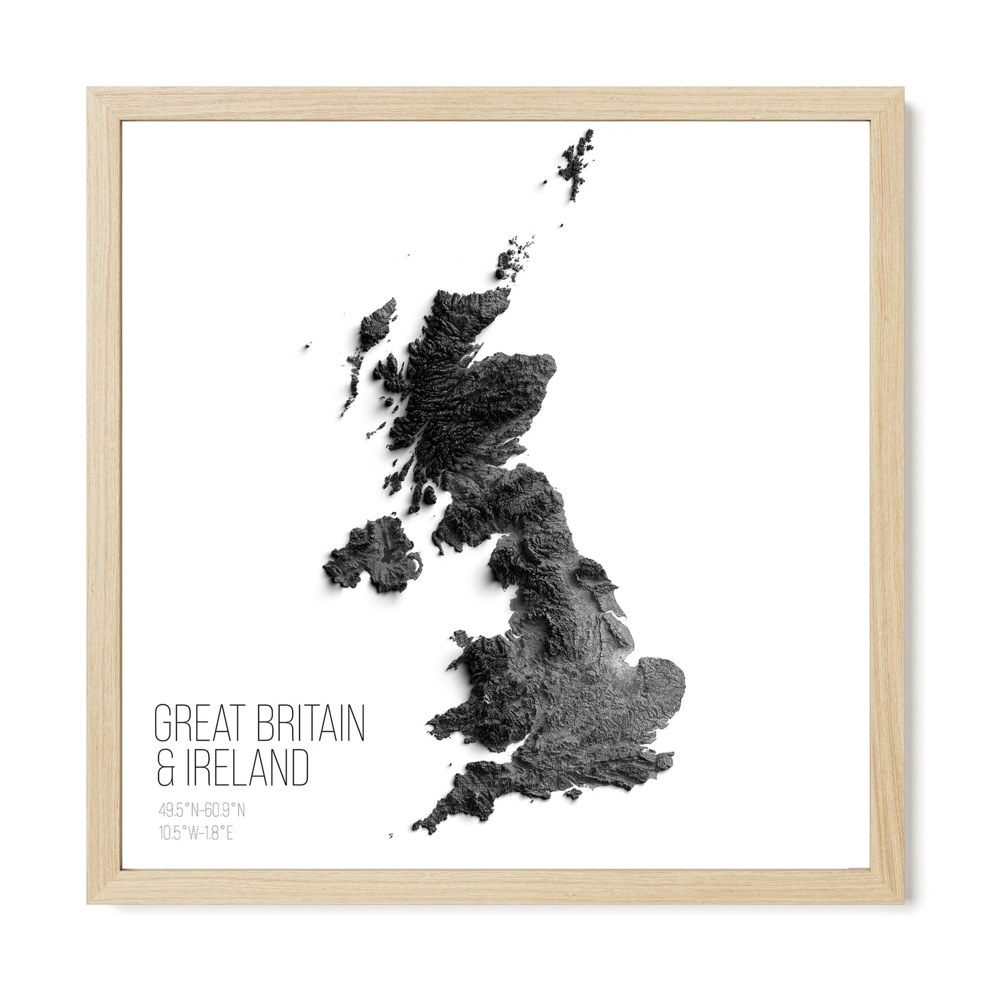 Great Britain & Ireland | 2D Black & White
