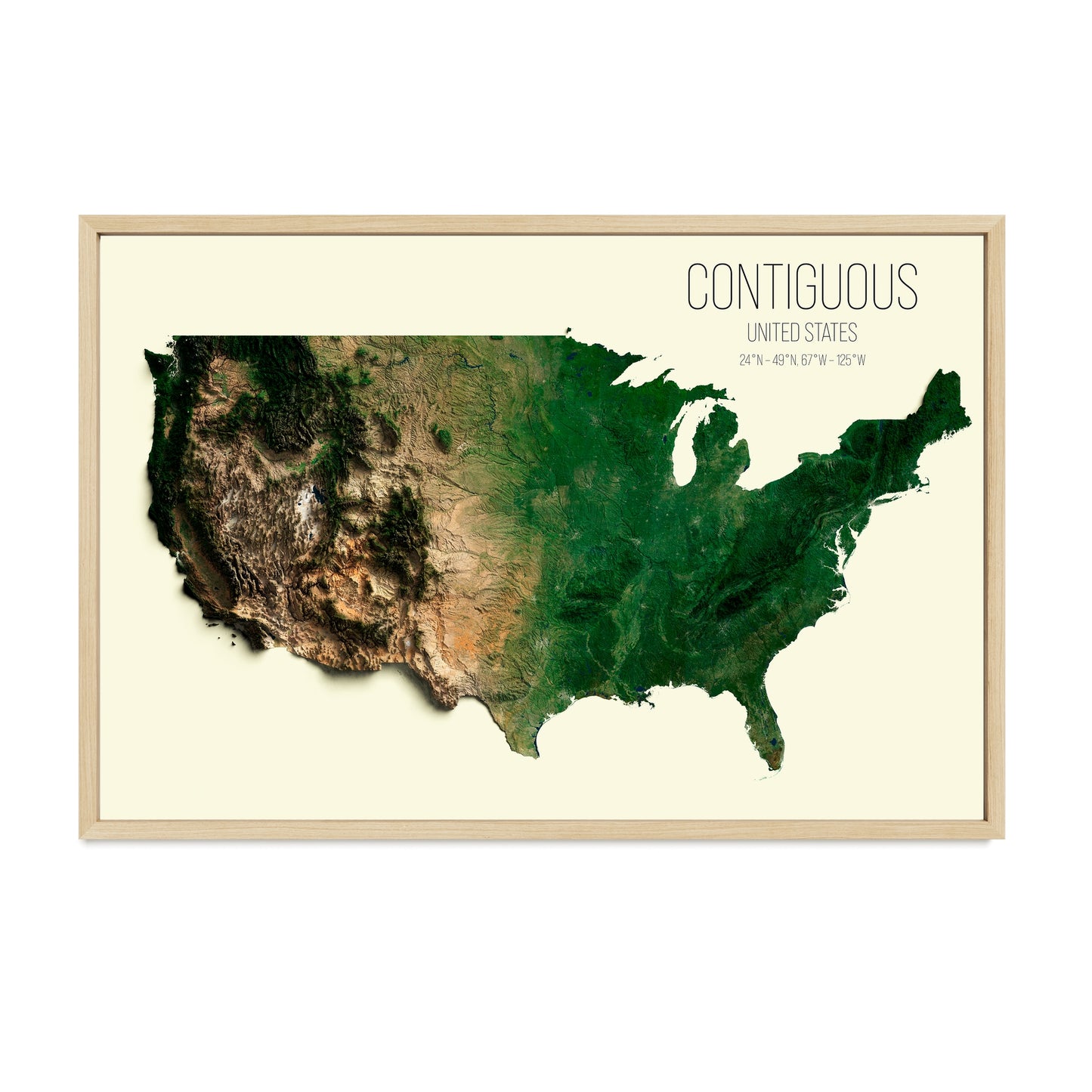 Contiguous United States | 2D Satellite