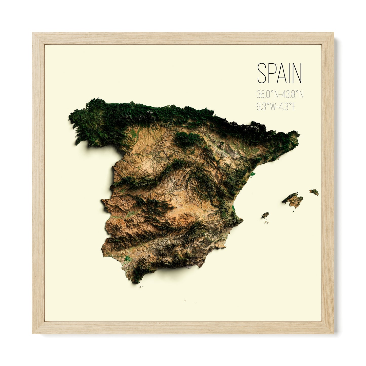 Spain | 2D Satellite