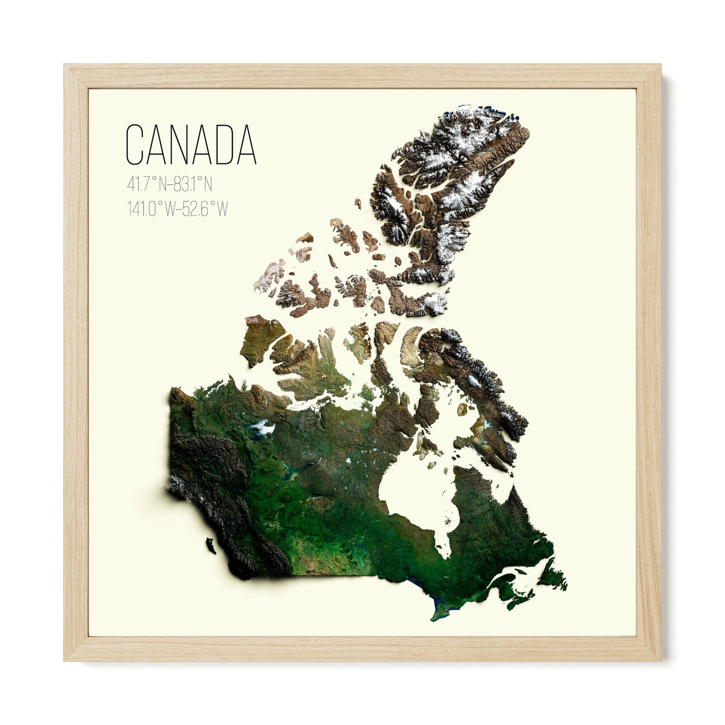 Canada | 2D Satellite