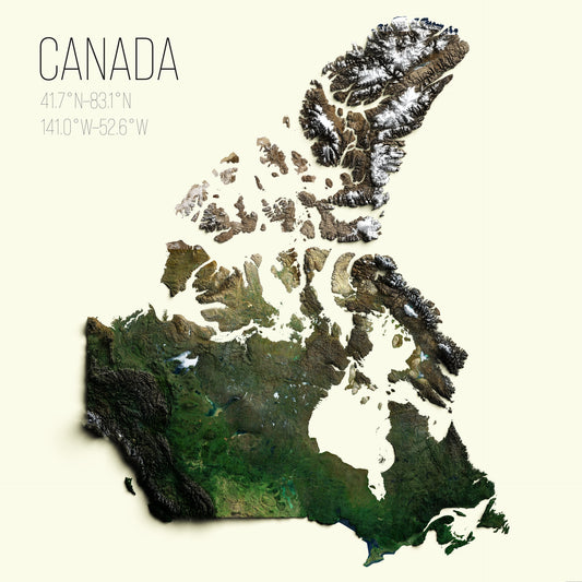 Canada | 2D Satellite