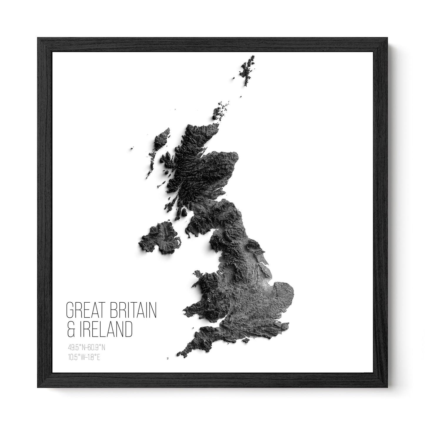 Great Britain & Ireland | 2D Black & White