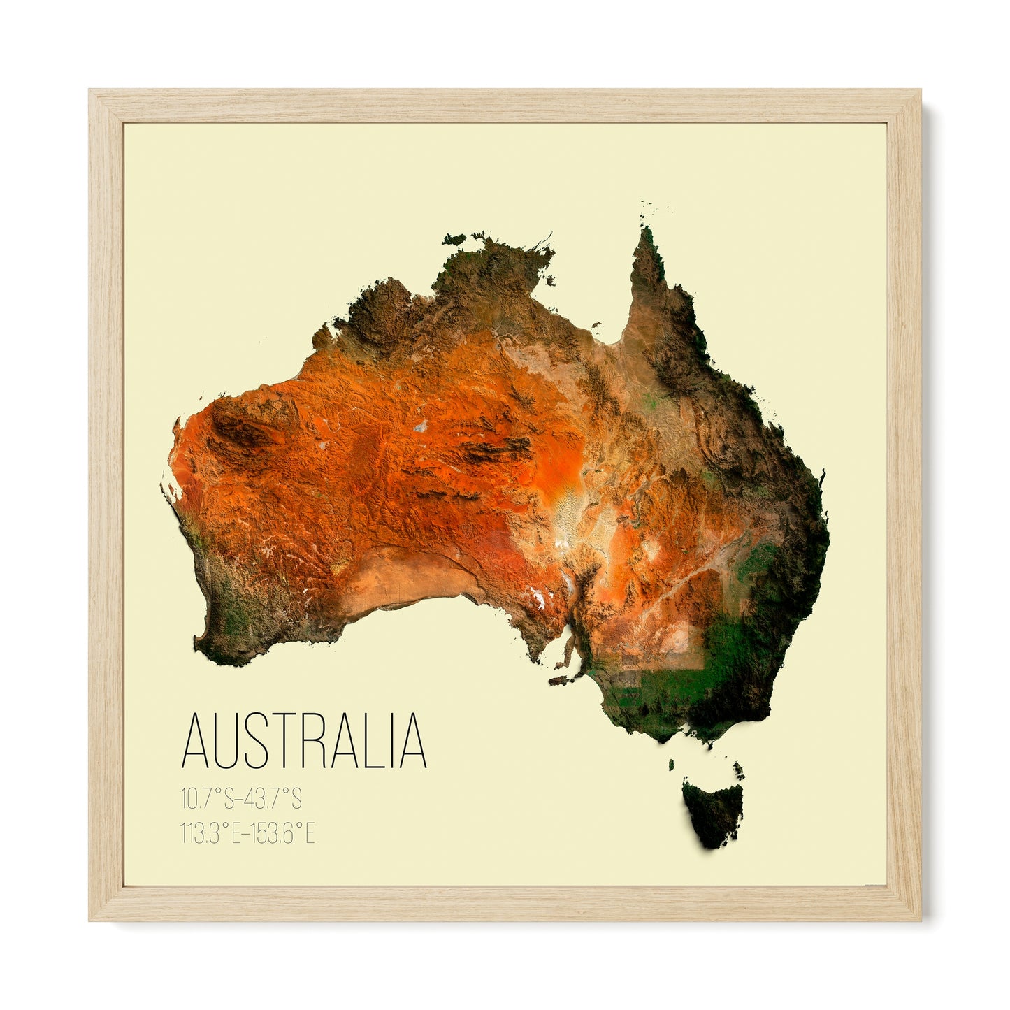 Australia | 2D Satellite