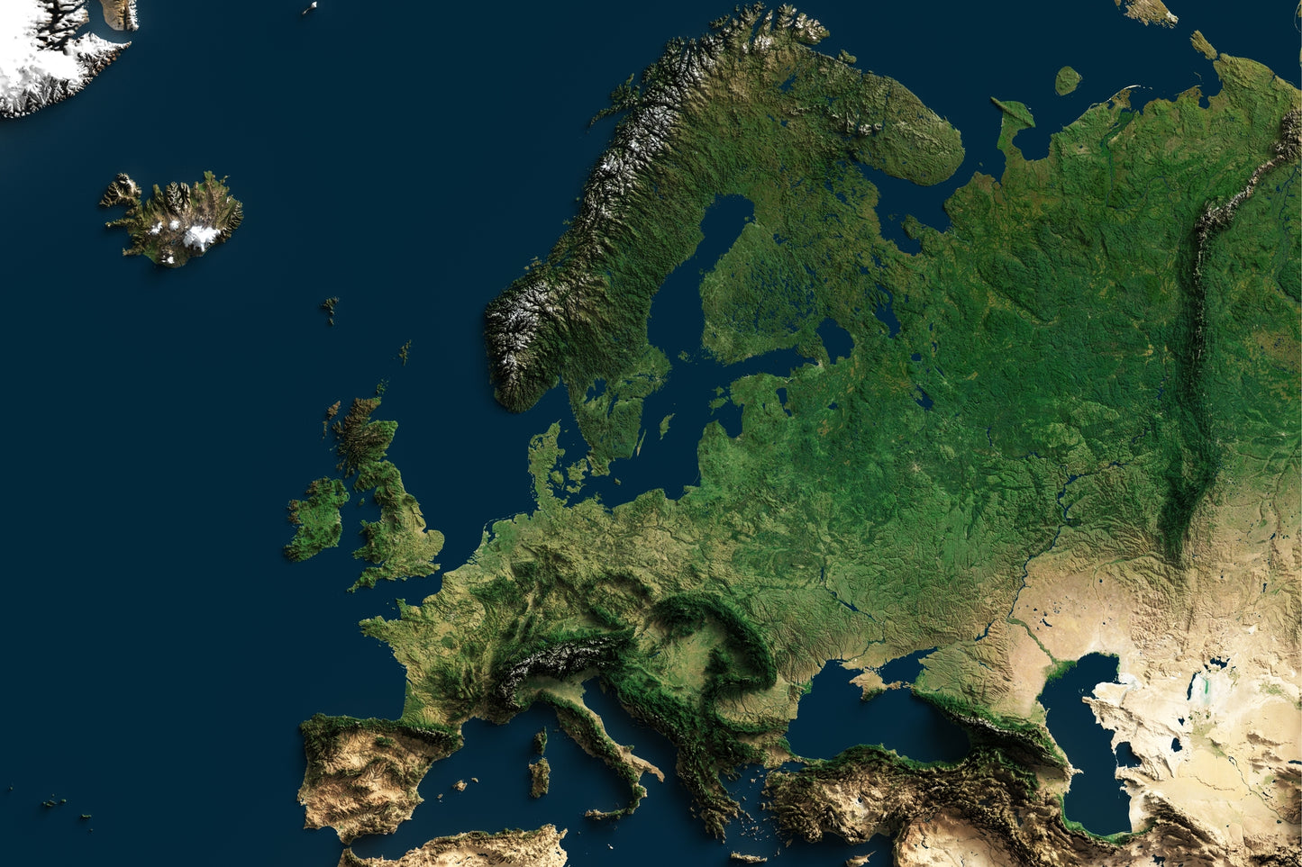 Europe | 2D Satellite